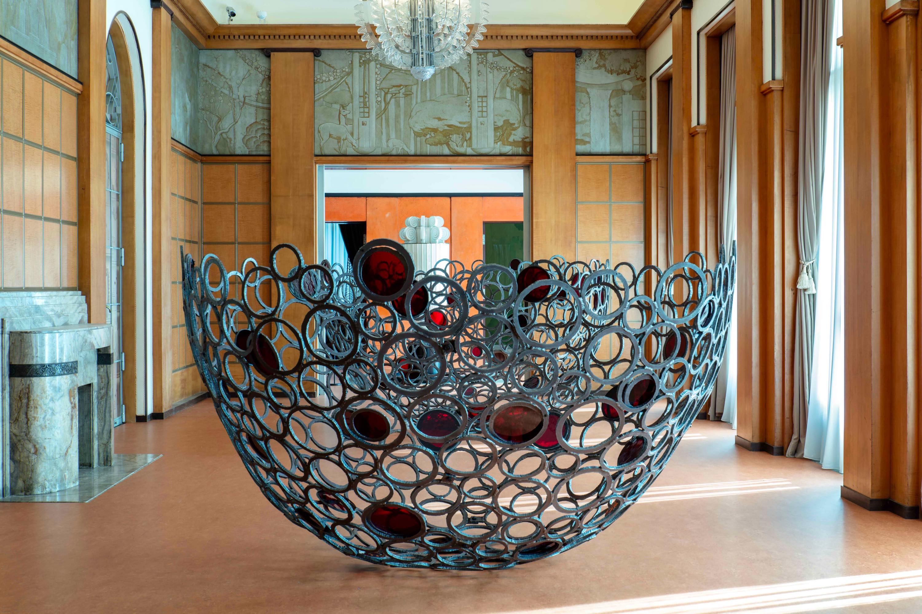 東京都美術館　出品入選絵画② 【爽朝の輝き】 s_青木野枝ー庭園美術館30.jpg